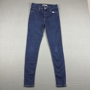 Levi's 720 Super Skinny Jeans Womens 26x30 High Rise Medium Wash Stretch‎ Denim